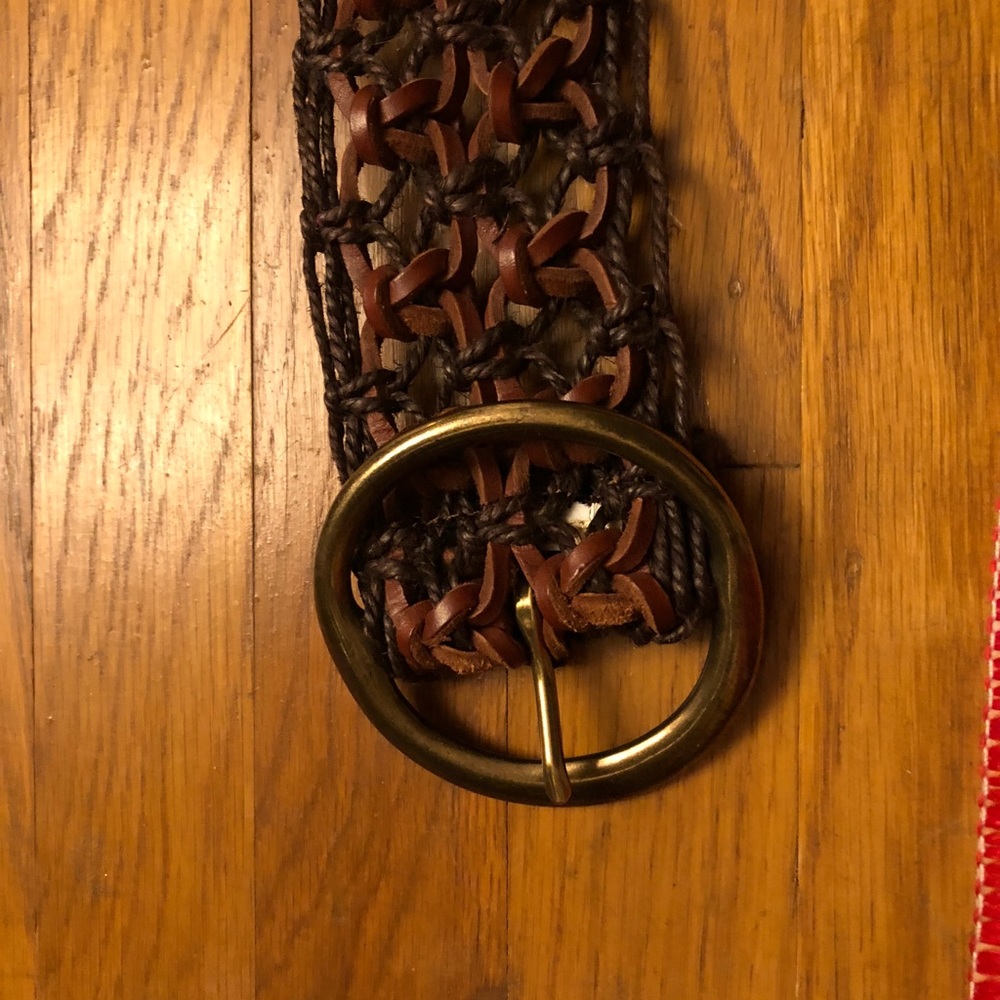 Brown dark brown belt